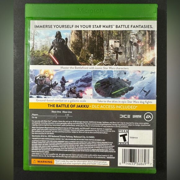 Star Wars Battlefront (Microsoft Xbox One, 2015) - Picture 3 of 3